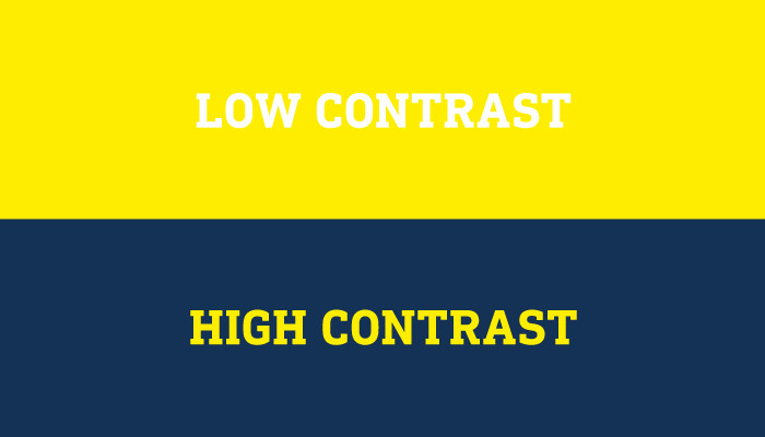 Web Typography Colour Contrast