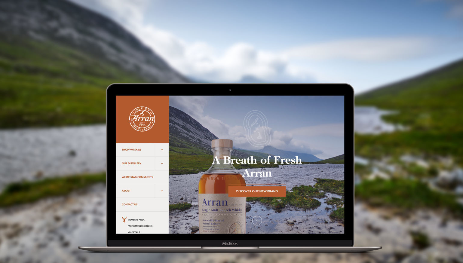 Arran Whisky 2019 Laptop
