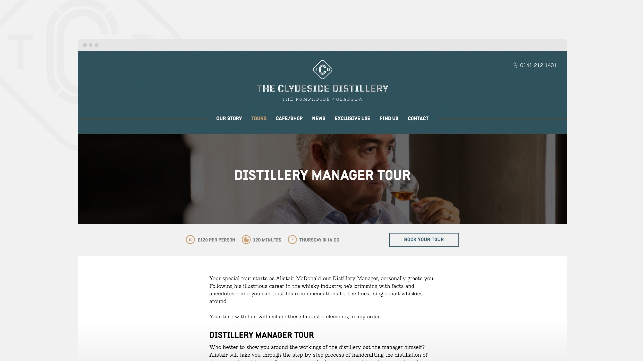 The Clydeside Distillery Desktop