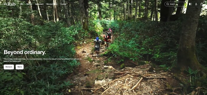 Rab homepage
